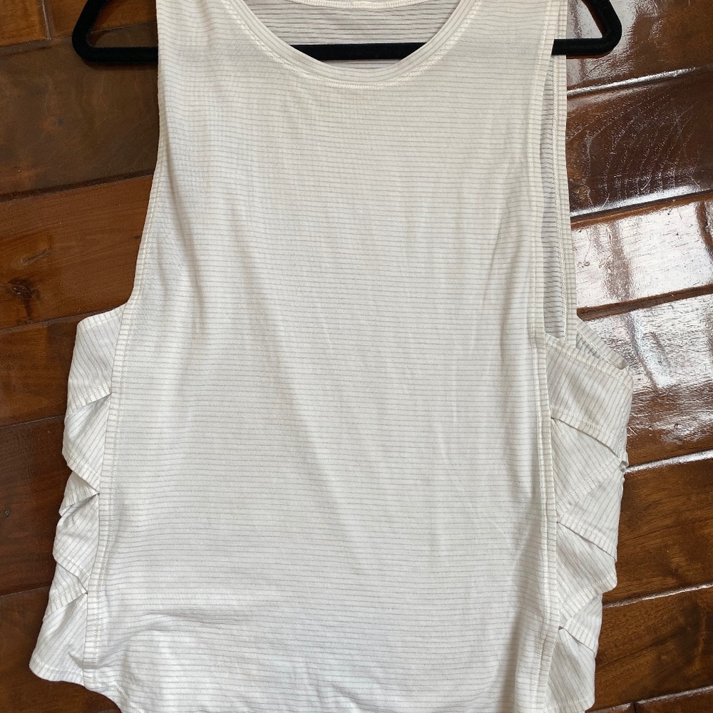 LuluLemon white workout top